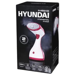 Отпариватель Hyundai H-HS02123, ручной, 1650 Вт, 300 мл, шнур 2 м, бело-вишнёвый