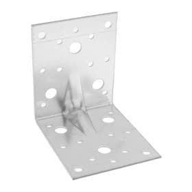 Уголок крепежный усиленный ТУНДРА, 100×100×85×2 мм, в упаковке 4 шт.