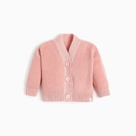 Кардиган вязаный «Крошка Я», рост 86-92, розовый