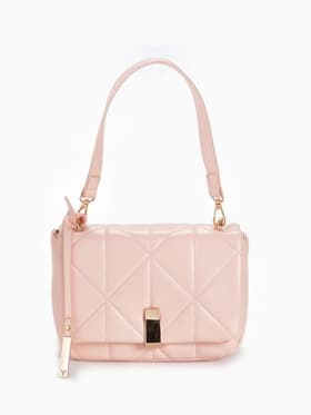 Сумка женская мессенджер на магните, 21×9×15 см, розовая