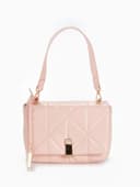 Сумка женская мессенджер на магните, 21×9×15 см, розовая