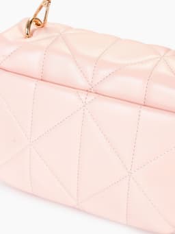 Сумка женская мессенджер на магните, 21×9×15 см, розовая