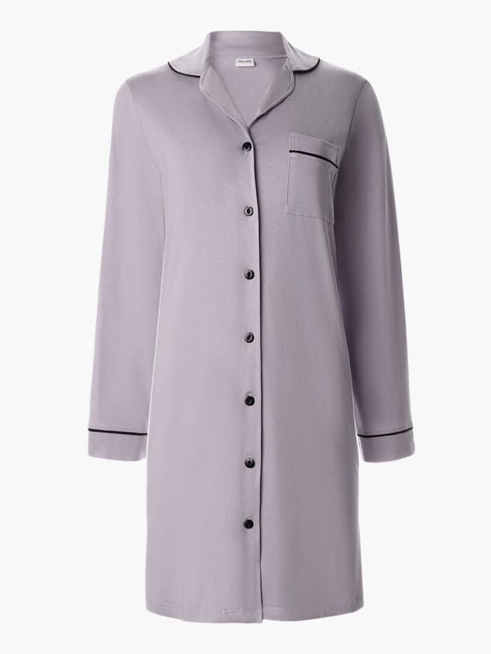 Сорочка ночная женская MINAKU: Home collection, серая, размер 42