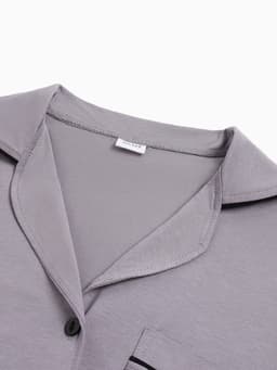 Сорочка ночная женская MINAKU: Home collection серая, размер 44