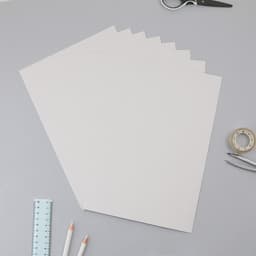 Картон белый А4, 8 листов немелованный односторонний «Весёлые зверята» 200 г/м²