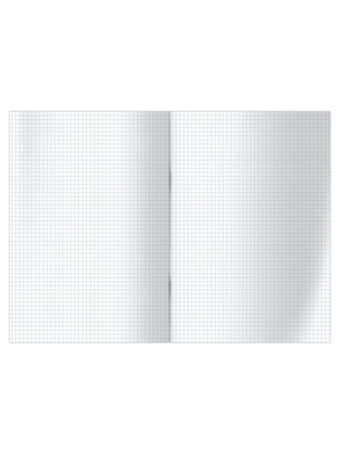 Книга учета А4, 144 листа, клетка, 200×290 мм, бумвинил, синий, блок офсетный