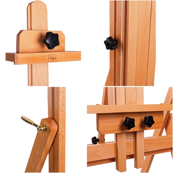 Мольберт профессиональный «Парус» Гамма 61×65.5×137 (174) см, бук