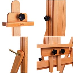 Мольберт профессиональный «Парус» Гамма 61×65.5×137 (174) см, бук