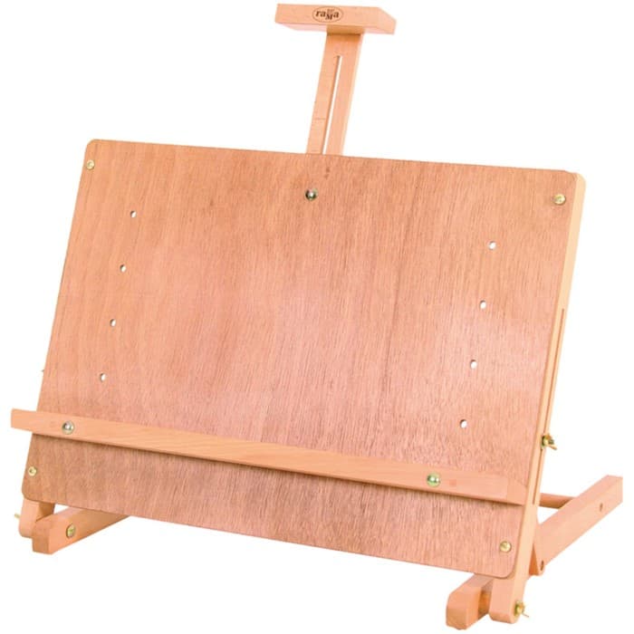 Мольберт настольный «Студийный», 500(680) × 390×370 мм с планшетом и бегунком Гамма «Студия», бук