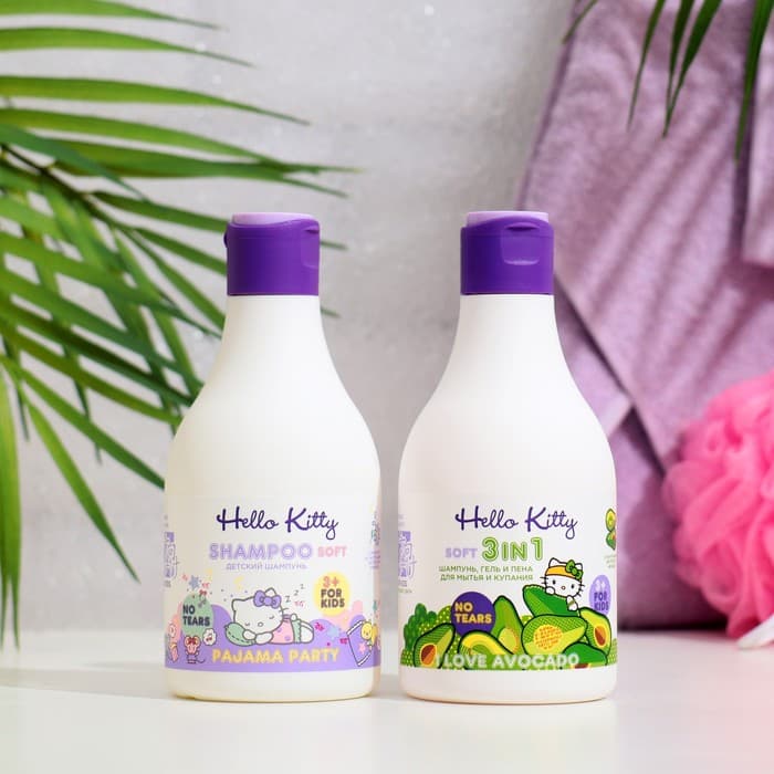 Подарочный набор косметики Hello Kitty Hold My Avocado, 2×250 мл