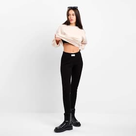 Легинсы спортивные женские Mist Old School, размер 42 (рост 175 см), чёрные