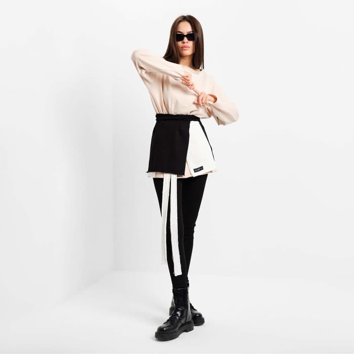 Легинсы спортивные женские Mist Old School, размер 42 (рост 175 см), чёрные