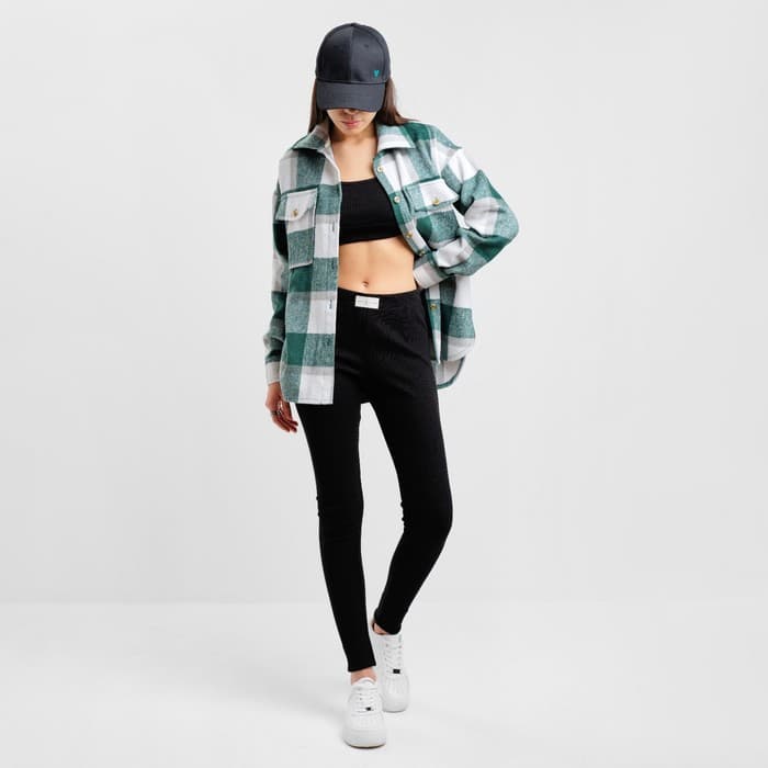 Легинсы спортивные женские Mist Old School, размер 42 (рост 175 см), чёрные