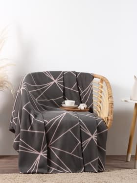 Плед флисовый «Экономь и Я. Орнамент», 150×130 см, 160 г/м²