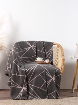 Плед флисовый «Экономь и Я. Орнамент», 150×200 см, 160 г/м²