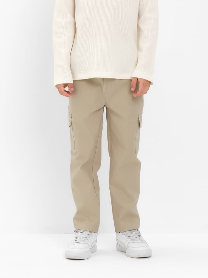 Джинсы для мальчика KAFTAN, на завязках, бежевые, рост 98-104 см