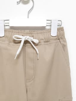 Джинсы для мальчика KAFTAN, на завязках, бежевые, рост 110-116 см