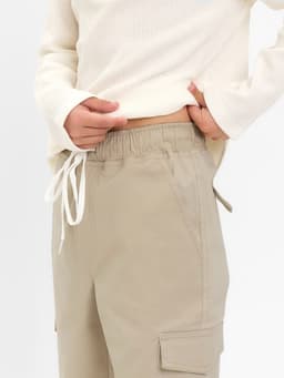 Джинсы для мальчика KAFTAN, на завязках, бежевые, рост 122-128 см