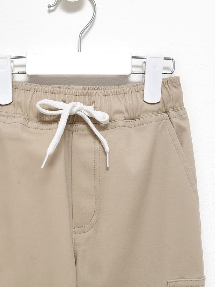 Джинсы для мальчика KAFTAN, на завязках, бежевые, рост 122-128 см