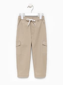 Джинсы для мальчика KAFTAN, на завязках, бежевые, рост 134-140 см