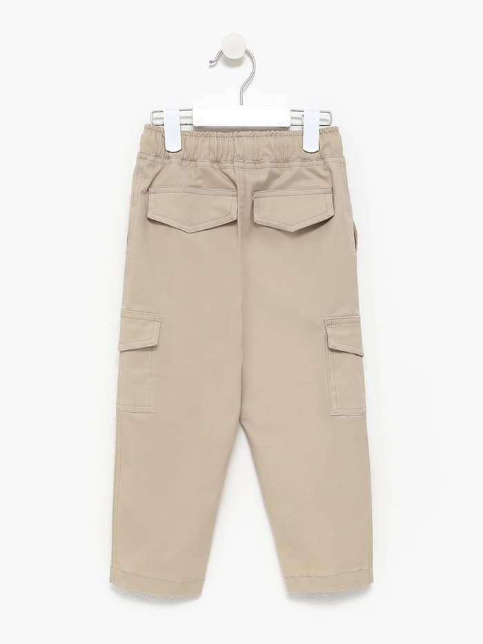 Джинсы для мальчика KAFTAN, на завязках, бежевые, рост 134-140 см