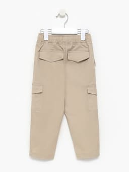 Джинсы для мальчика KAFTAN, на завязках, бежевые, рост 134-140 см