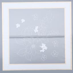 Пленка для цветов матовая, «Цветы с каймой», белый, 0.57×5 м ±5% см