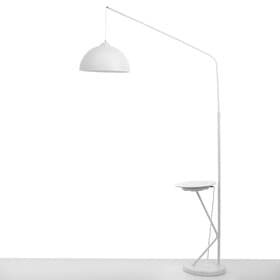 Торшер с беспроводной зарядкой для телефона «Велл» Е27 40 Вт динамик белый 90×35×168-185 см