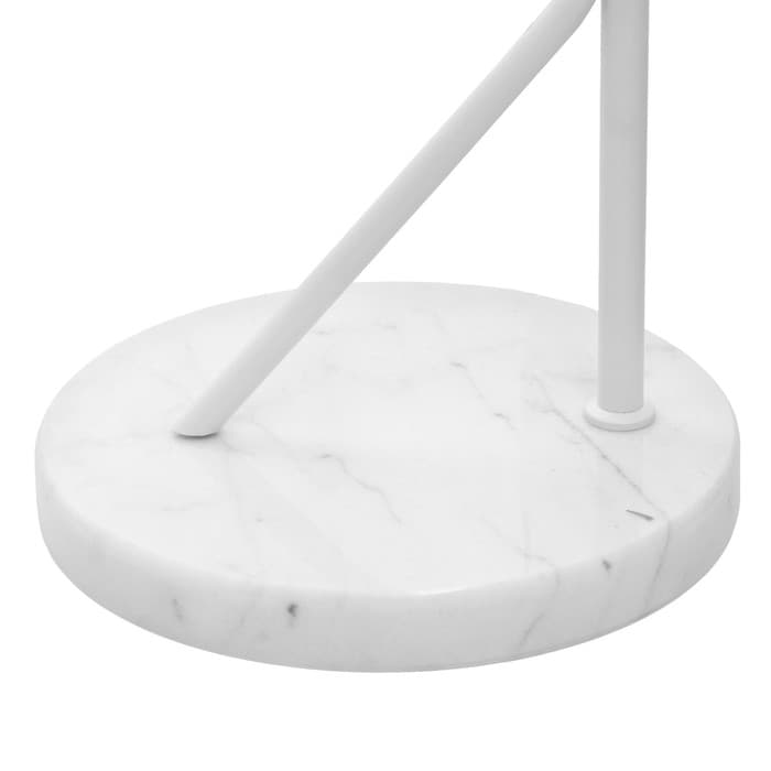 Торшер с беспроводной зарядкой для телефона «Велл» Е27 40 Вт динамик белый 90×35×168-185 см