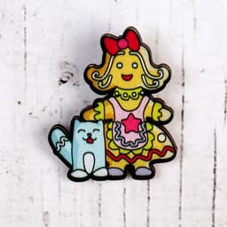 Деревянный значок ZUFA «Мисс Пря»