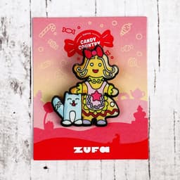 Деревянный значок ZUFA «Мисс Пря»