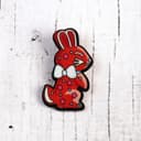 Деревянный значок ZUFA «Заяц»