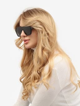 Очки солнцезащитные «OneSun. Маска», uv 400, линза 4.5×5.8 см, чёрный