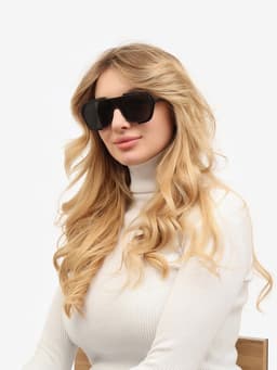 Очки солнцезащитные «OneSun. Маска», uv 400, линза 4.5×5.8 см, чёрный