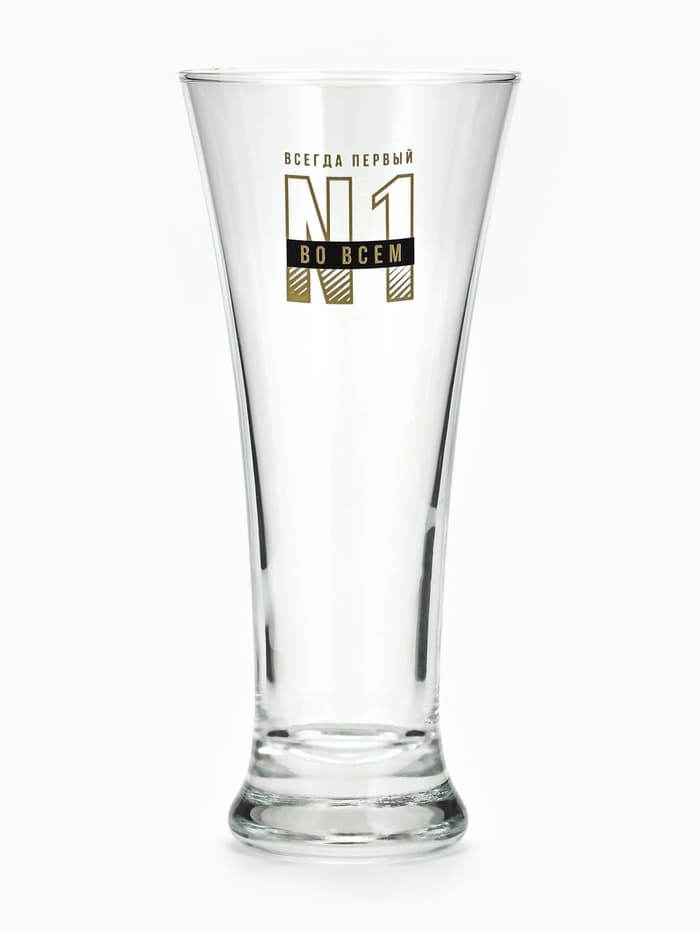 Бокал для пива с надписью «Всегда первый, №1», 320 мл