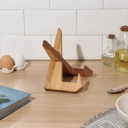 Подставка деревянная для книг, планшетов Adelica, 16.5×12.5×16.5 см, длина 1 детали 22.5 см, берёза