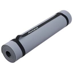 Коврик для фитнеса и йоги ONLYTOP, нескользящий, 183×61×0.6 см, серый, чёрный