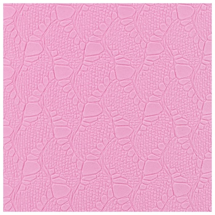 Коврик для фитнеса и йоги ONLYTOP, 183×61×0.6 см, серый, розовый