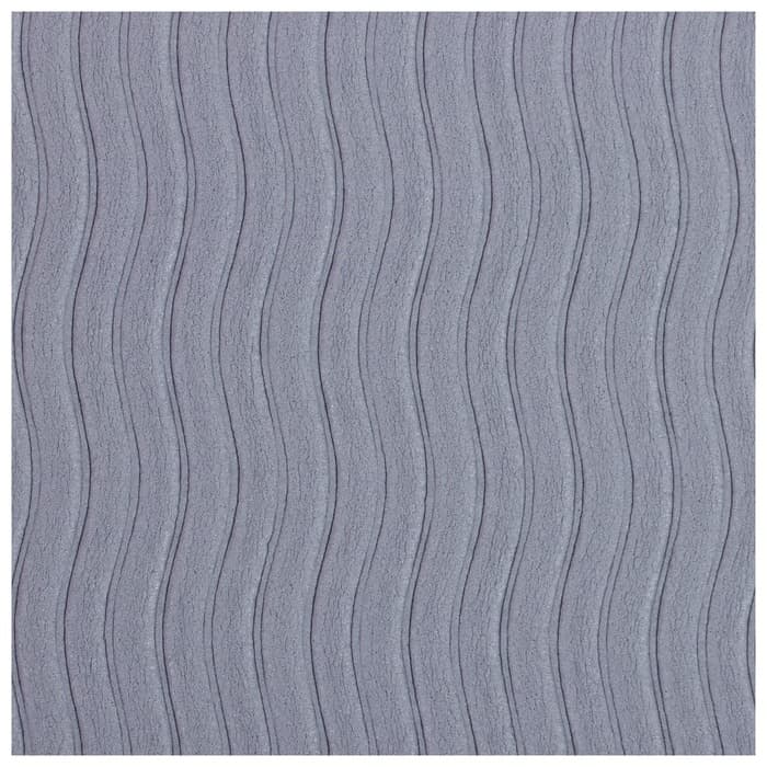 Коврик для фитнеса и йоги ONLYTOP, 183×61×0.6 см, серый, розовый