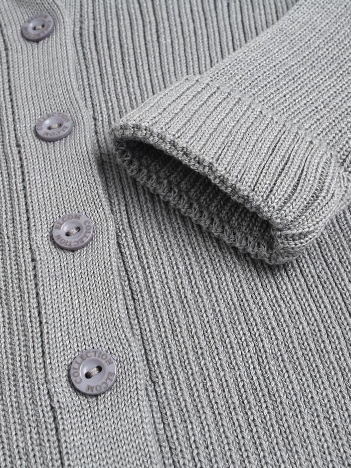 Кардиган вязаный «Крошка Я», рост 80-86, серый