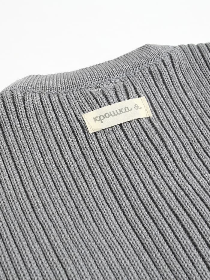 Кардиган вязаный «Крошка Я», рост 80-86, серый