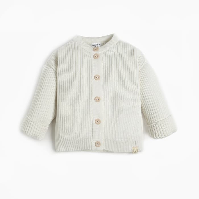 Кардиган вязаный «Крошка Я», рост 74-80, молочный