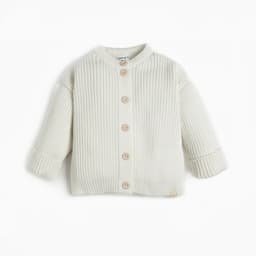 Кардиган вязаный «Крошка Я», рост 74-80, молочный