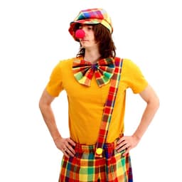 Костюм карнавальный «Клоун с бабочкой», цветная клетка, р. 48-56