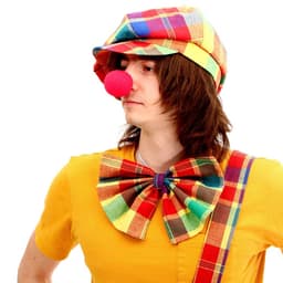 Костюм карнавальный «Клоун с бабочкой», цветная клетка, р. 48-56