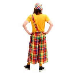 Костюм карнавальный «Клоун с бабочкой», цветная клетка, р. 48-56