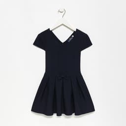 Сарафан школьный для девочек, тёмно-синий, рост 122 см