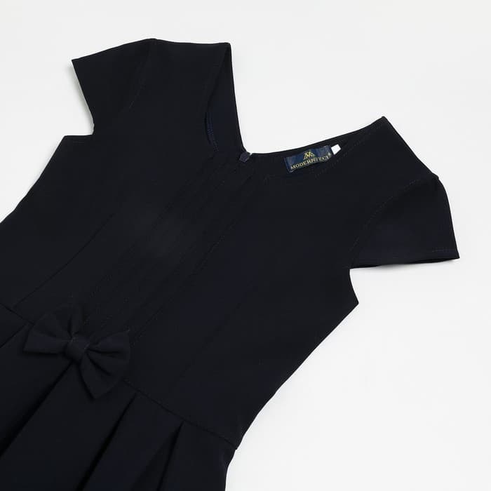 Сарафан школьный для девочек, тёмно-синий, рост 122 см