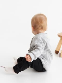 Кардиган вязаный «Крошка Я», рост 86-92, серый