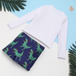 Костюм купальный для мальчика KAFTAN «Динозавр», сине-белый, рост 98-104 см